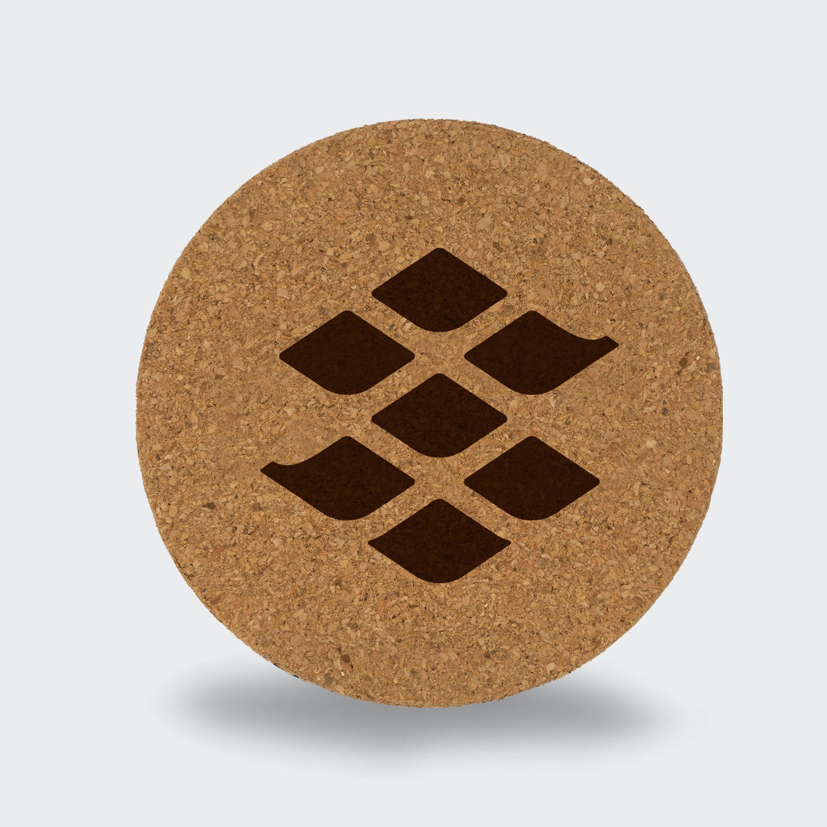 Cork Beverage Coasters with SFG Logo (box of 25)