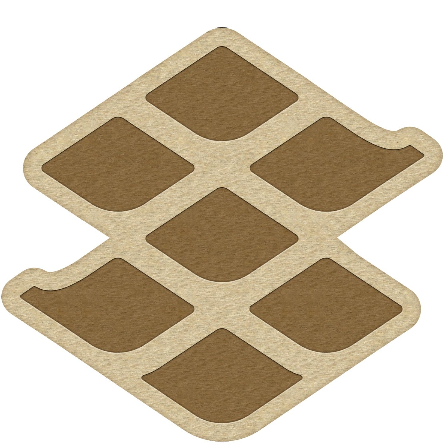 Sequoia 2"x2"Wood Stickers